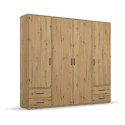 rauch BLUE Kleiderschrank Voyager 187 x 194 cm Holzoptik Eiche Artisan