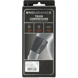 ENDURANCE Protech Oberschenkelkompression 1001 - black L