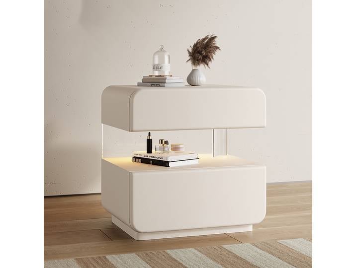 Glamour moderne Table De chevet à la mode Style crème Tables De chevet De luxe légères minimaliste luxe Mesitas De Noche meubles De chambre