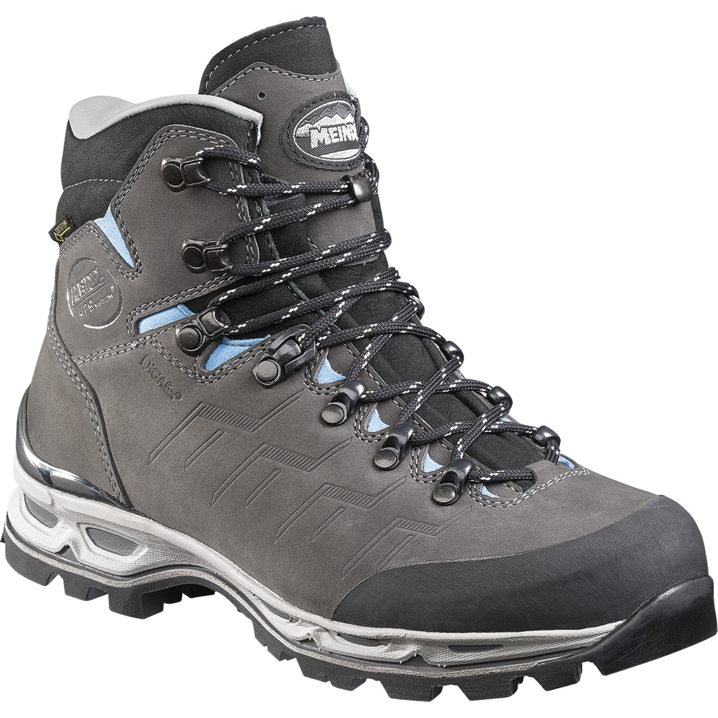 Meindl Bellavista MFS GTX Damen Wanderschuhe grau Größe 37 Camping Wasserdicht