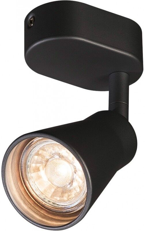 Slv Avo Cw Single, Indoor Wand- Und Deckenaufbauleuchte, Qpar51, Schwarz - Wand- Und Deckenleuchten