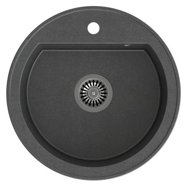 Steiner CUBA 210 Steingran black granite sink, 1 bowl b (39221000)