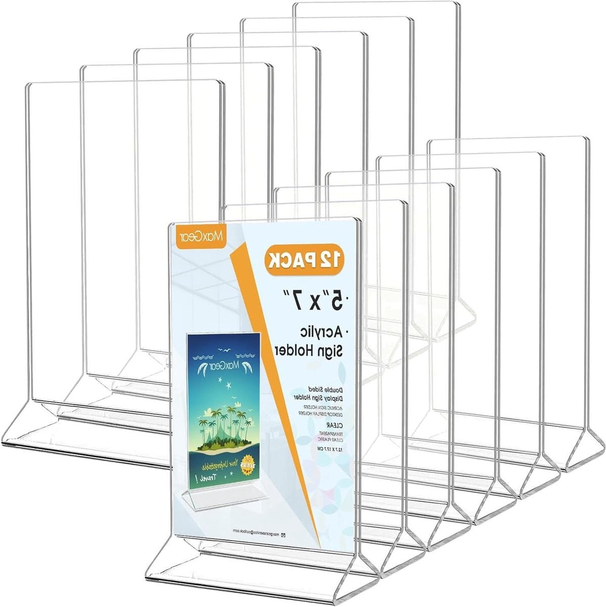 Acryl Bordhouder Menu Display Stand Transparant 5 x 7 Inch