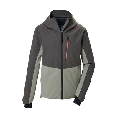 Skijacke KILLTEC "KSW 65 MN SKI JCKT", Herren, Gr. XL, olivgrün, Obermaterial: 100% Polyester.Futter: 100% Polyester.Füllung: 100% Polyester, Jacken Skijacke, Wasserdicht, atmungsaktiv, verschweißte Nähte, viele Taschen