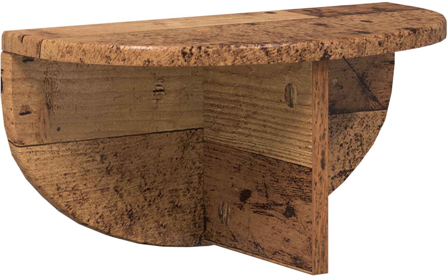 vidaXL Étagère Murale Montage mural Bois ancien 38 x 19 x 19 cm