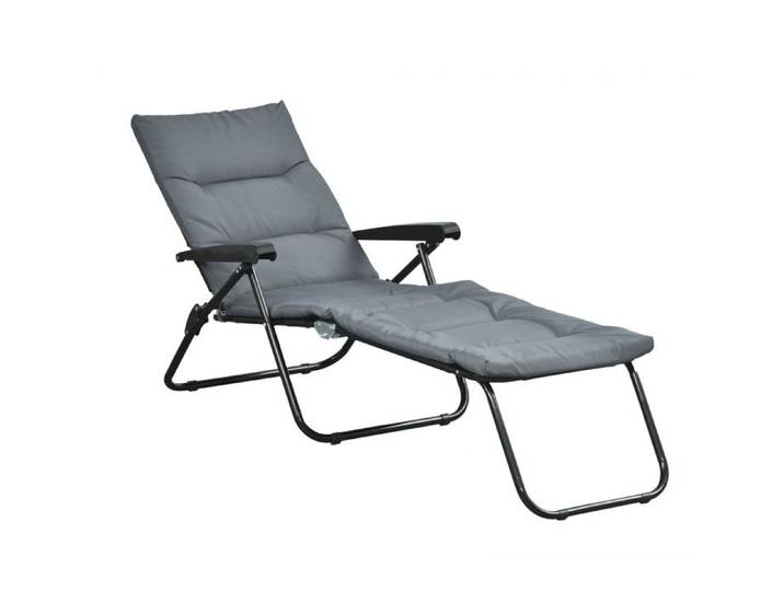 Bain de soleil pliable GABRIELLE gris