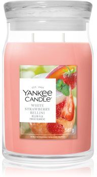 Yankee Candle White Strawberry Bellini vela perfumada 567 g. White Strawberry Bellini