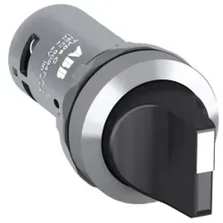 ABB C2SS1-30B-10 Wahlschalter, schwarz, 2 Stellungen, 1 Schließer 1SFA619200R3016