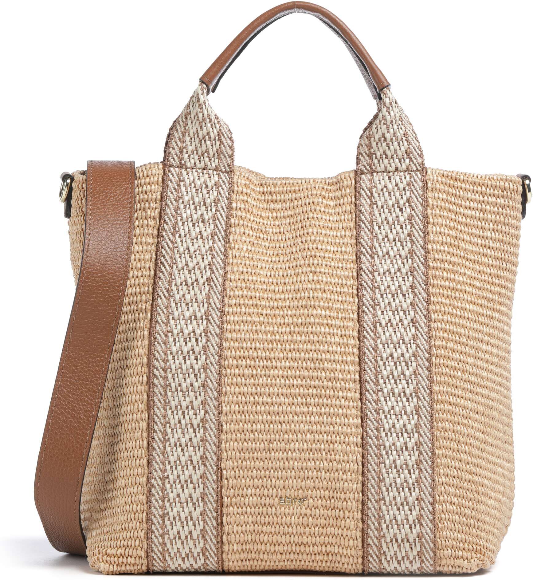 Abro Raffia Kaia Handtasche, beige