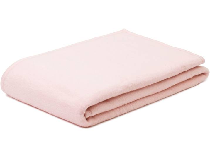 Wohndecke GÖZZE Arizona , rosa (altrosa), B:150cm L:200cm, Baumwolle, Polyacryl, Polyester, Wohndecken, Wohndecke, mit farblich passender Bandeinfassung