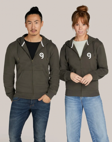 Felpa zip con cappuccio Signature senza etichetta Personalizzate o neutre SG