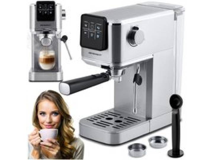 Machine à café à piston - BERDSEN - BD-770 - 20 bars - Écran tactile - Mousseur à lait - Réservoir 1 2 l