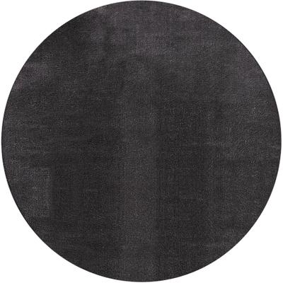 Teppich MERINOS "Loft 37", grau (anthrazit), H:16mm Ø:200cm, Polyester, Teppiche, Teppich, Kunstfellteppich besonders weich und kuschelig, Fell Haptik