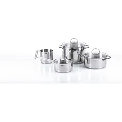 Moneta Allegro, Pfannenset + Topfset, Silber