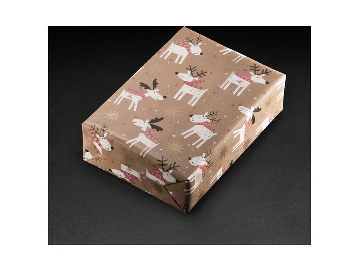 Geschenkpapier Kraft Reentier 5mx70cm