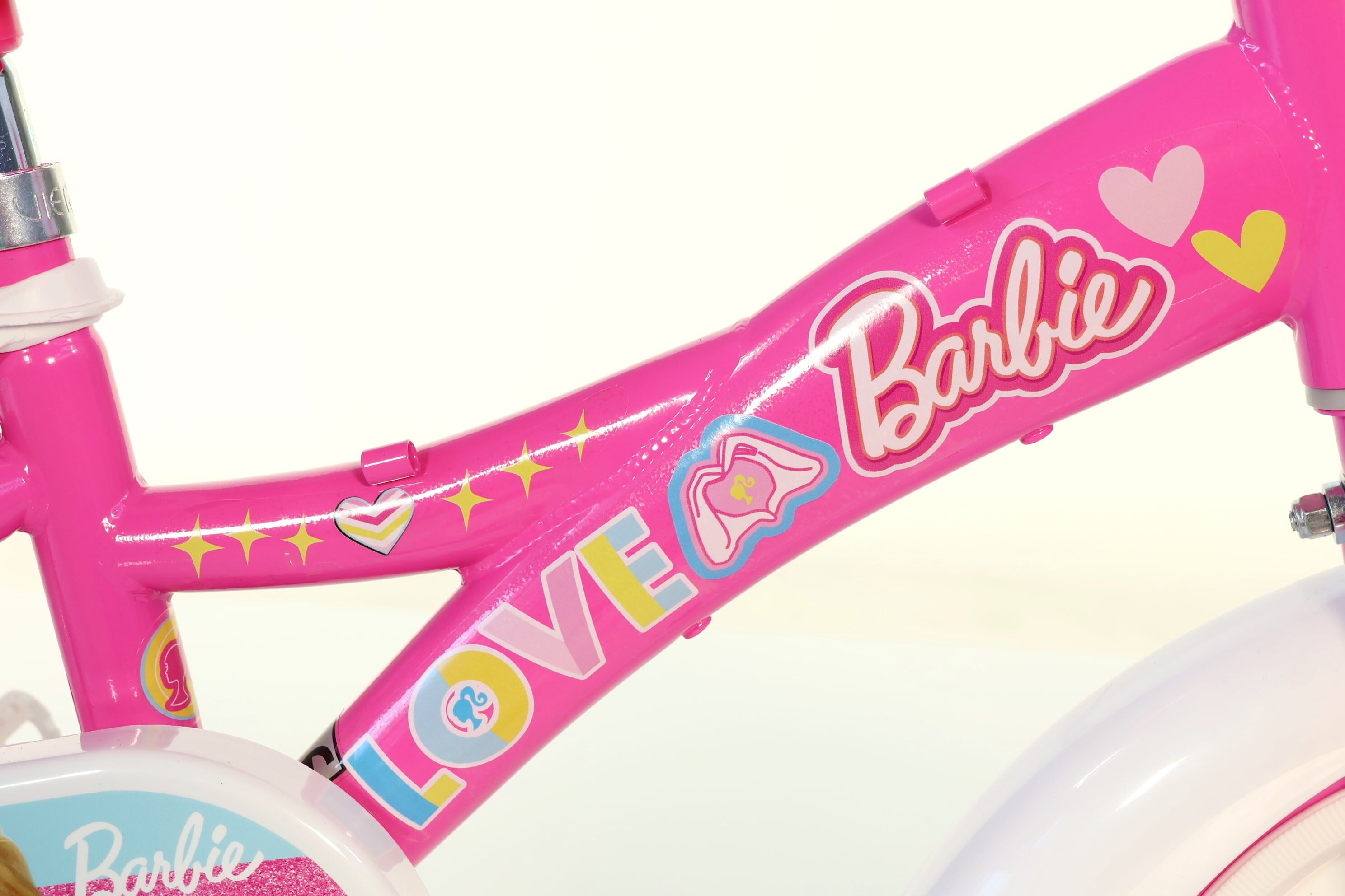 Kinderfahrrad DINO BIKES "Barbie 12" Kinderfahrrad 2-4 Jahre" Gr. 21, pink (rosa), Fahrräder, Kinder, 12 Zoll (30,48cm) hinten: 12 Zoll (30,48cm), Kinderfahrrad rosa 12 Zoll (30,48cm) hinten: 12 Zoll (30,48cm)