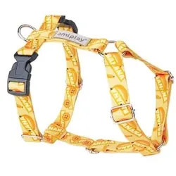 Amiplay Guard BeHappy XL verstellbares Geschirr Banane