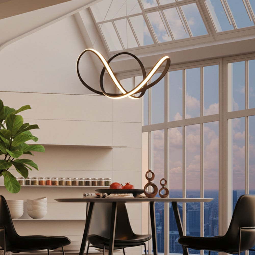 Lyora Design hanglamp Apus zwart Ø 70cm