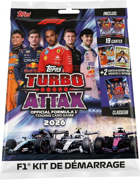 Fanatics Kit de démarrage - TCG TOPPS F1 Turbo Attax 26/27