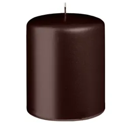 Kopschitz Kerzen Stumpenkerzen Metallic Glanz Brandy 100 x Ø 80 mm, 12 Stück
