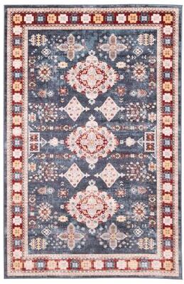 ECARPETGALLERY Machine Woven Aqua Rumi Polyester Rug