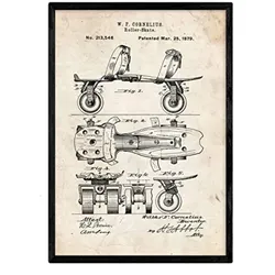 POSTER Patin Patent A3 Rahmenlos