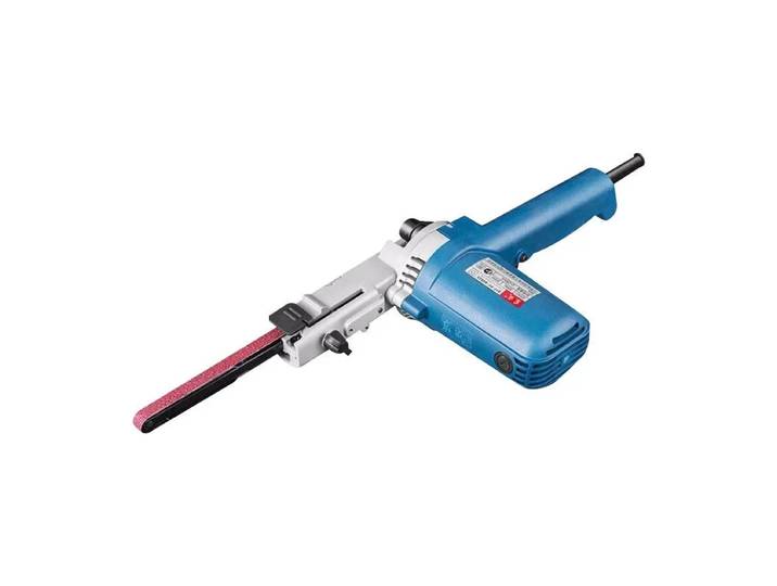 Ponceuse à bande 220V 500W, meuleuse d'angle avec bandes abrasives 9x533mm pour bois et métal, Machine à polir de bricolage