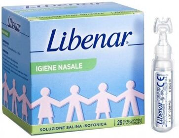 PERRIGO ITALIA Srl Libenar Igiene Nasale 25 Flaconcini - Soluzione Salina Isotonica Sterile