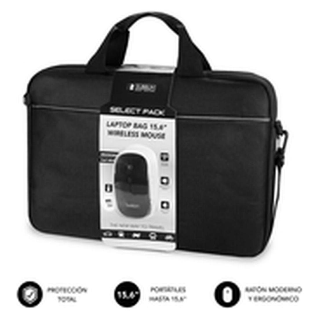 Subblim Pack Maletin Raton Laptop Bag 15,6" Wireless Mouse (15.60", Universal) (SUB-LB-2SP0050)