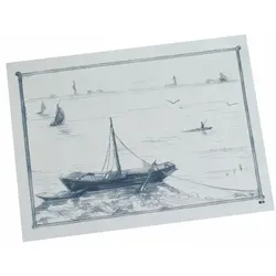 PAPSTAR 1000 Tischsets, Papier 30 cm x 40 cm weiss "Ruderboot"