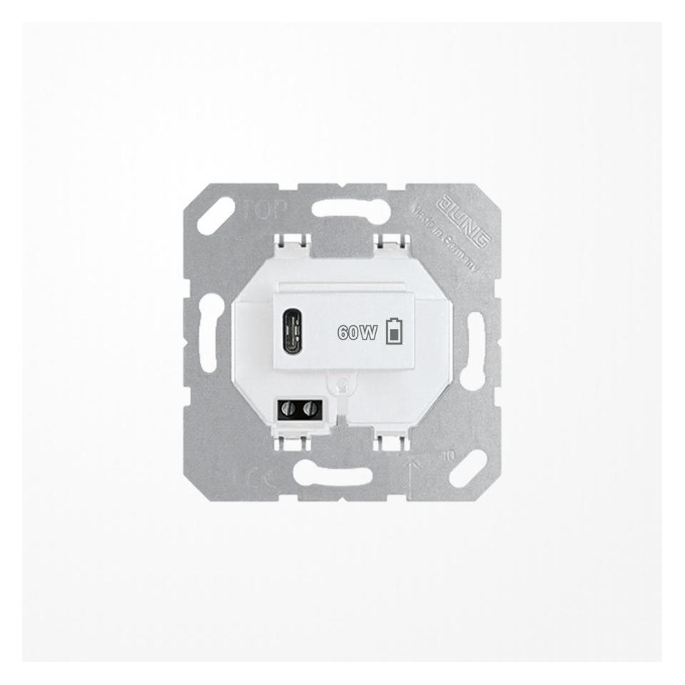 JUNG JG USB PD60 C WW USBPD60CWW USB-Lad (60 W, 1 Port) (USBPD60CWW)