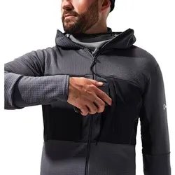 BERGHAUS Berghaus Herren Fleecejacke MMTN GUIDEMW HOODY, Größe XL in Grau Grau