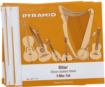 Pyramid Sitar Strings 677/7