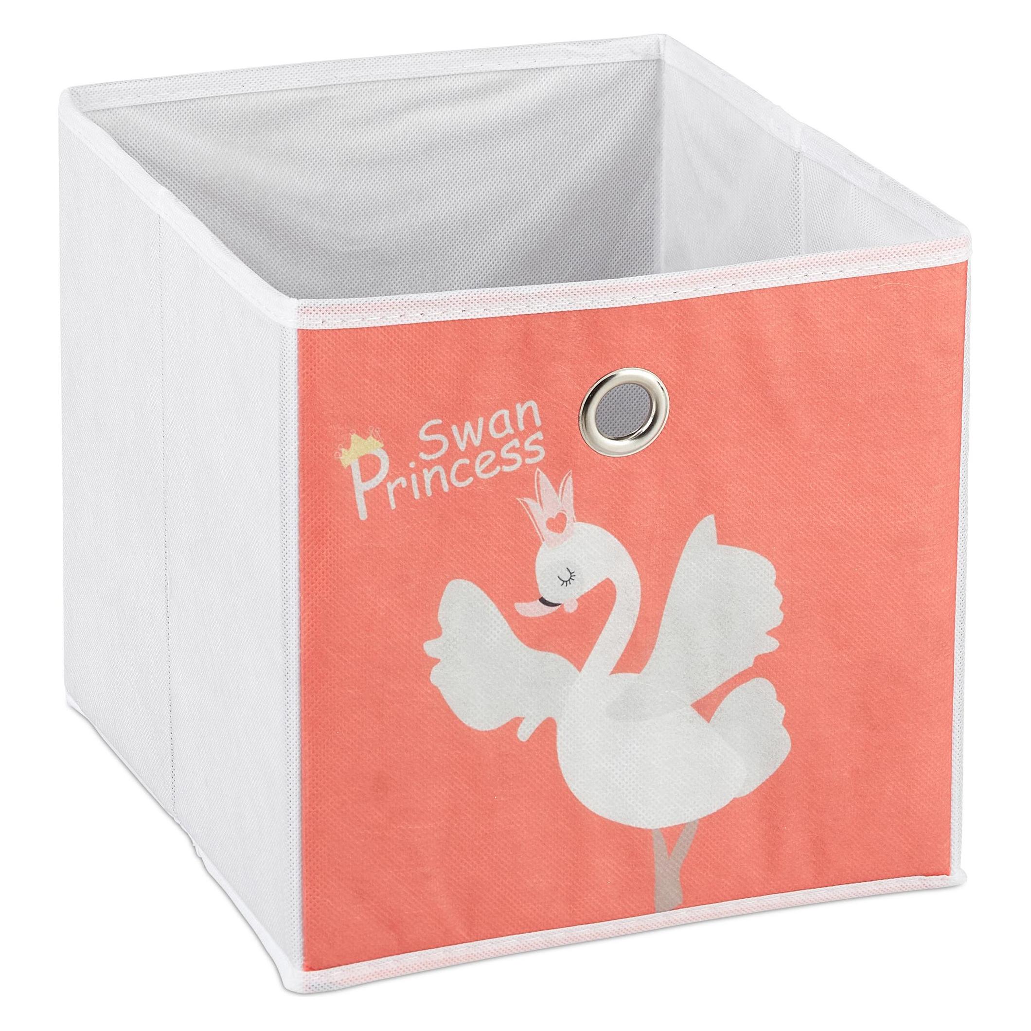 Relaxdays Kinderregal Schwan (27.50 x 30 x 89 cm) (4052025915988)