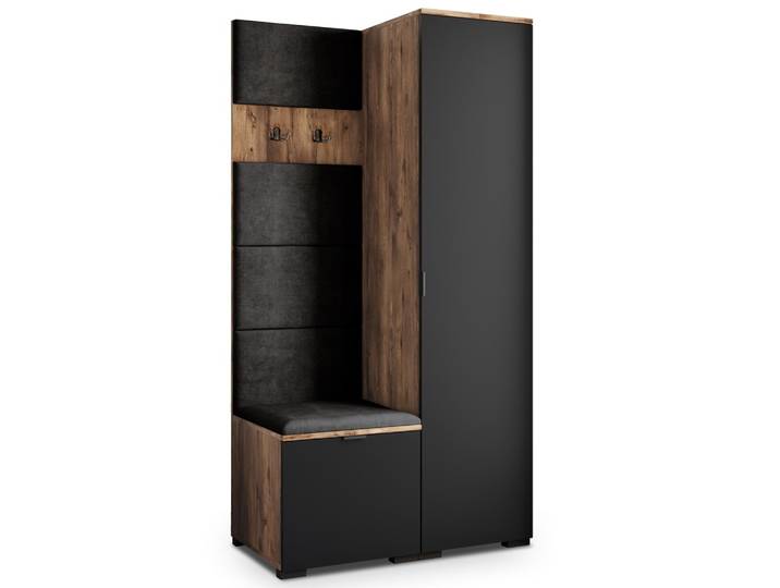 GARDEROBENSCHRANK LORI 95/181/51 cm Modern Eichefarben
