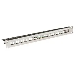 EFB 37576.1V2 Verteilerfeld 19” 1HE, 24-Port, Metall, metallfarben 375761V2
