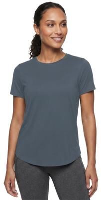 Skechers GO DRI Swift Tunic Tee (Women's) Athletic in Sea, Size 2XL, Polyester/Spandex