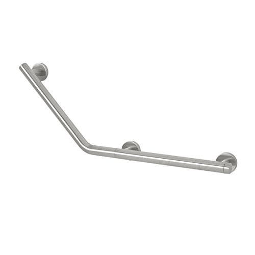 Tiger Boston Wandbeugel Links, Rvs Geborsteld, Zilver, B: 58,7 cm, D: 23,6 cm, H: 7 cm