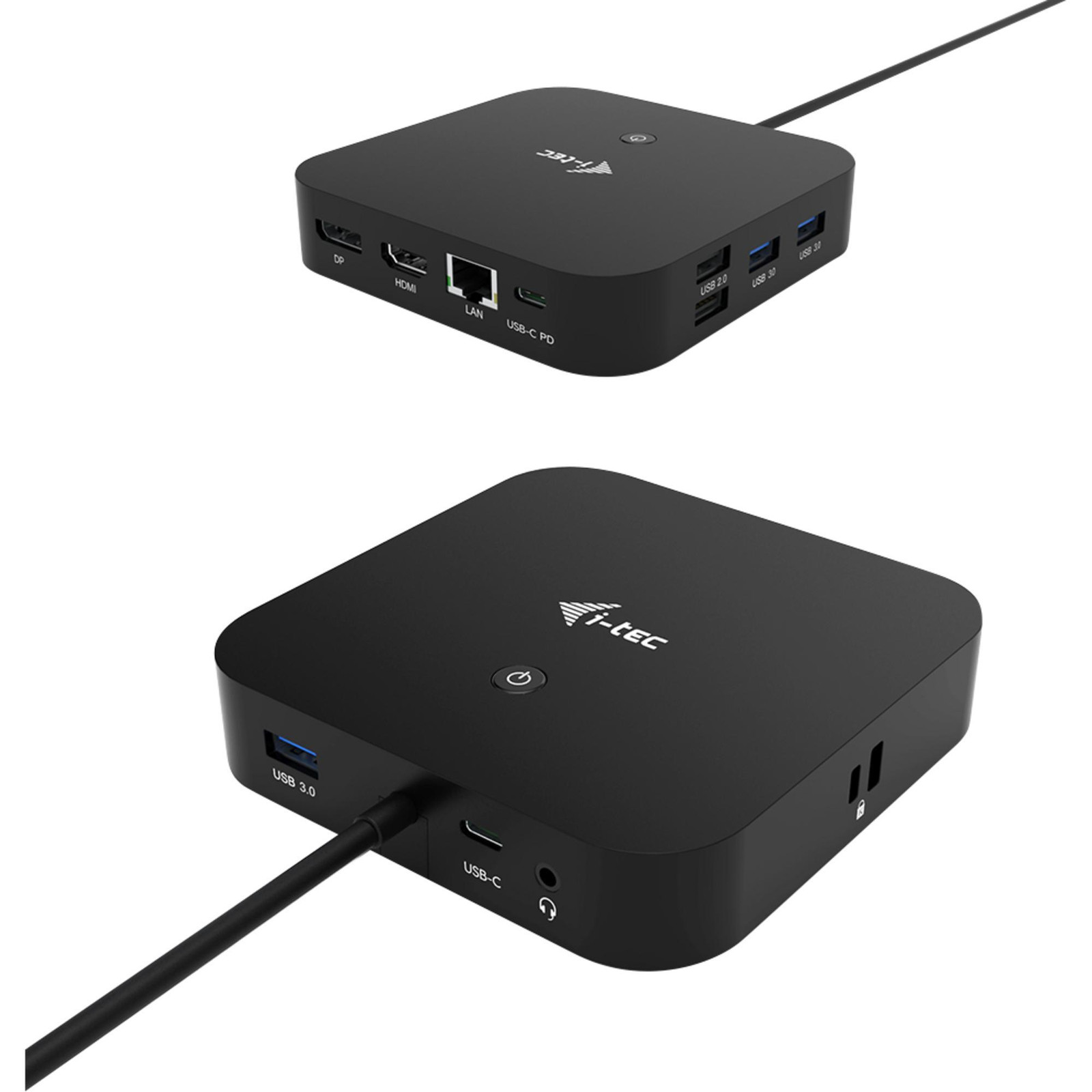 i-tec USB-C dockingstation met HDMI, DisplayPort en 100W stroomvoorziening