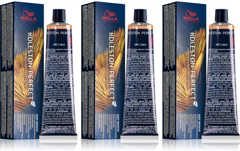 Wella Professionals Koleston Perfect ME+ Deep Browns coloration cheveux conditionnement avantageux teinte 6/63