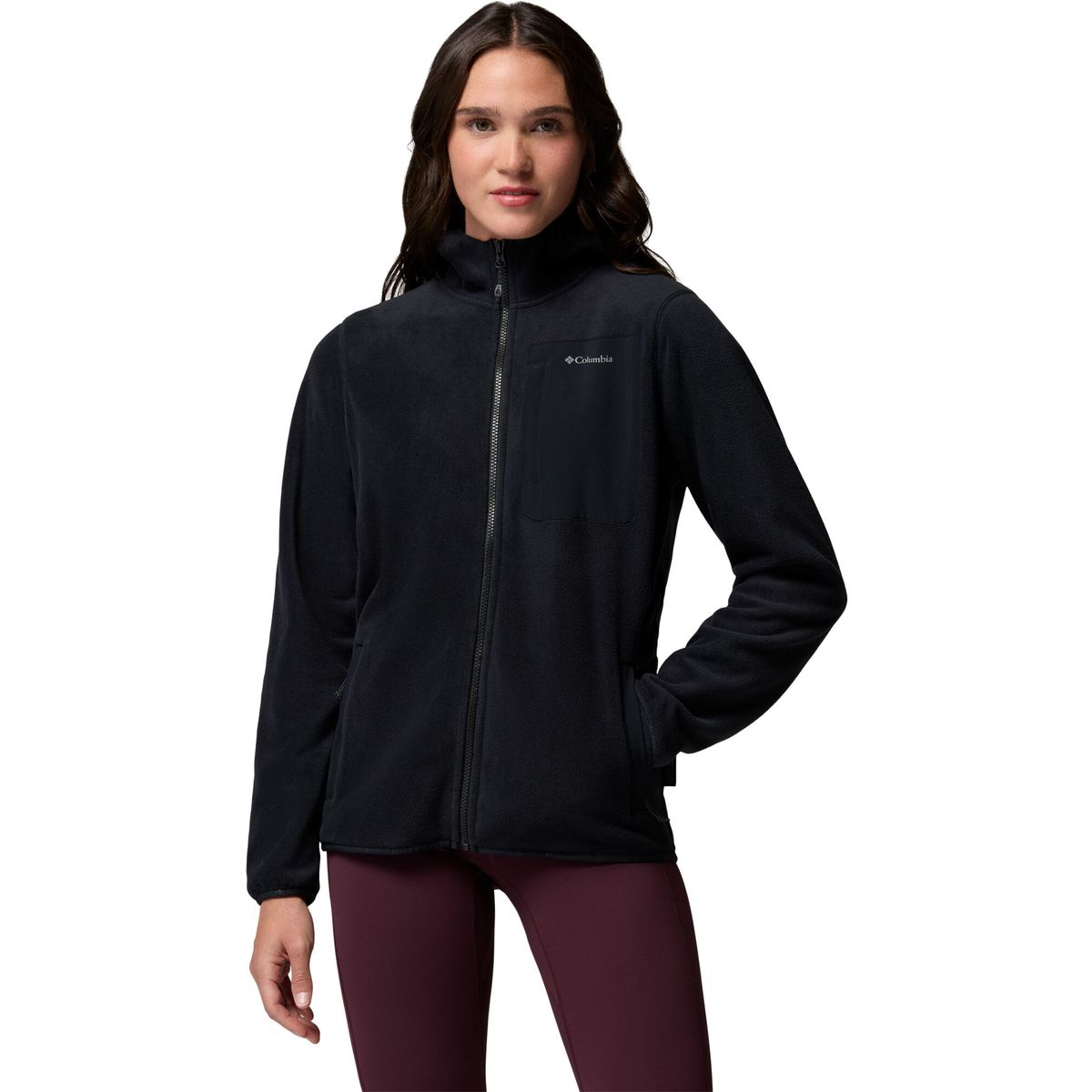 Columbia Women’s Pacific Arch 200 Hooded Fleece Jacket black (010) S 217278-2172782-010-S
