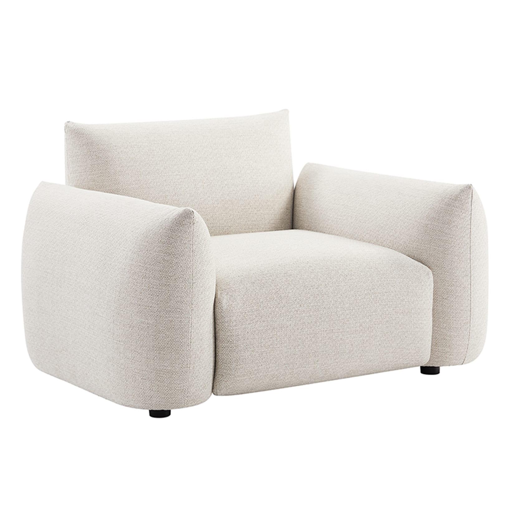 riess-ambiente Outdoor Gartensessel SEAHAWK creme Aluminium Olefin 1-Sitzer Sofa wetterfest