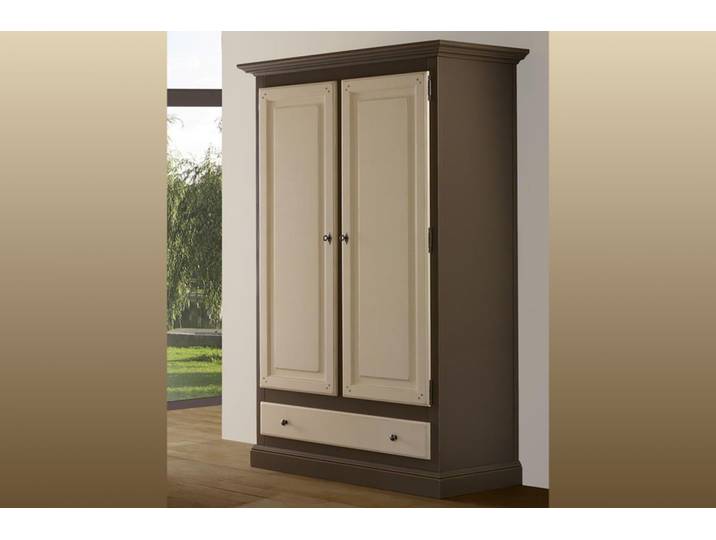 Armoire penderie lingère en pin massif VENCE