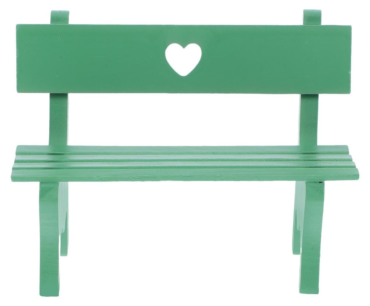 Selius Miniatuur Houten Bankje voor Buiten Accessoires