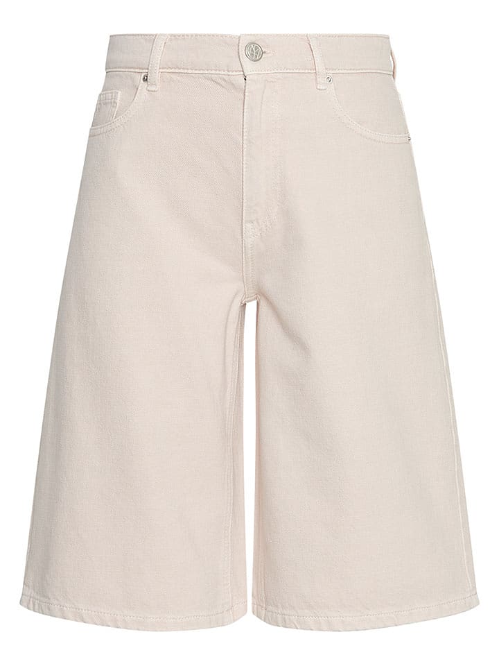 MOSS COPENHAGEN Jeans-Shorts in Creme - XS