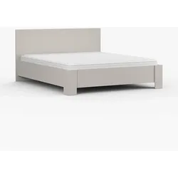 BETT Bettgestell Doppelbett 160x200cm ohne Matratze Kaschmir/Kaschmir MEDIOLAN 03