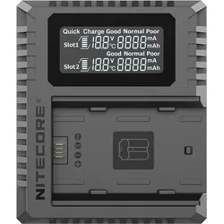 Nitecore FX3 - für Fuji Cameras (Kamera Akku Ladegerät), Kamera Stromversorgung, Schwarz