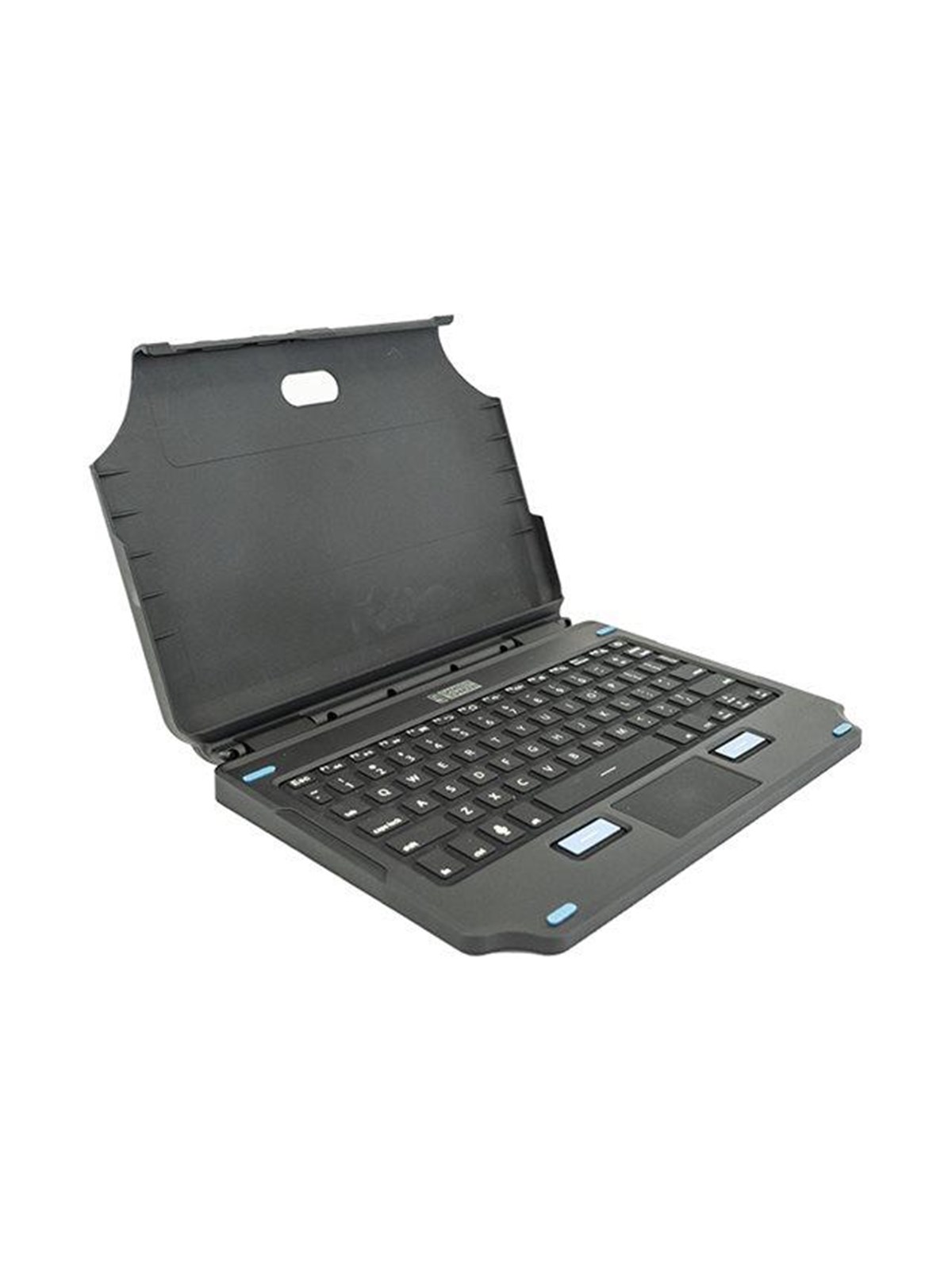 Gamber-Johnson LLC Gamber-Johnson 2-in-1 - keyboard and folio case (case)- with touchpad mouse buttons - Tastatur & Folio-Set - Englisch (UK) - Schwarz