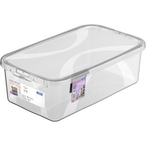 Rotho Aufbewahrungsbox Lona, 5L, mit Deckel, Kunststoff, 34 x 20 x 11cm