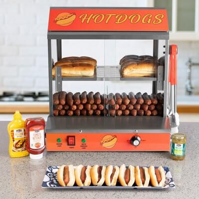 Great Northern Popcorn Hot Dog and Bun Steamer